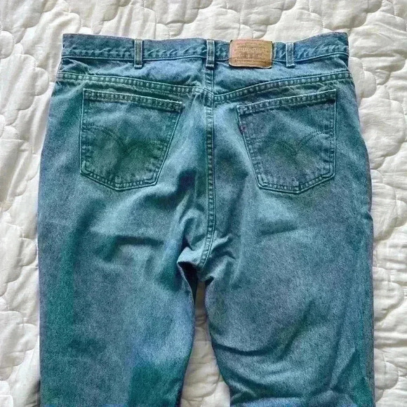 Vintage Levi's 506 Orange Tab Wash Straight Leg  Jeans sz 40 by 34 - Picture 10 of 14